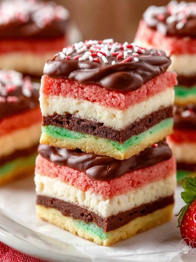 Italian Rainbow Cookies First Image
