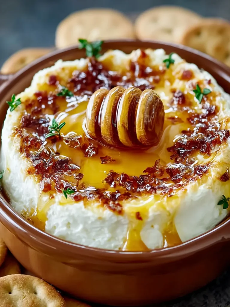 Hot Honey Cheese Dip Recipe: Sweet & Spicy Party Appetizer First Image