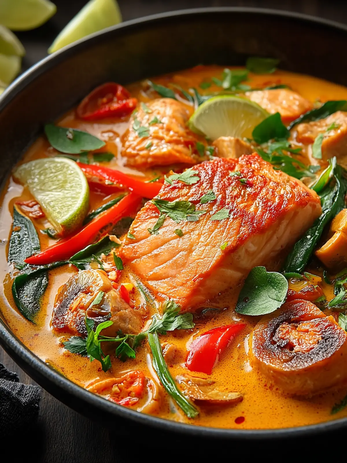 Irresistible Salmon Coconut Curry Recipe for Cozy Nights First Image