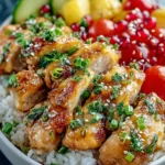 Irresistible Garlic Glazed Chicken Bowls Recipe to Try Now First Image