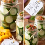 Mason Jar Dry Dip Mixes with Free Printable First Image