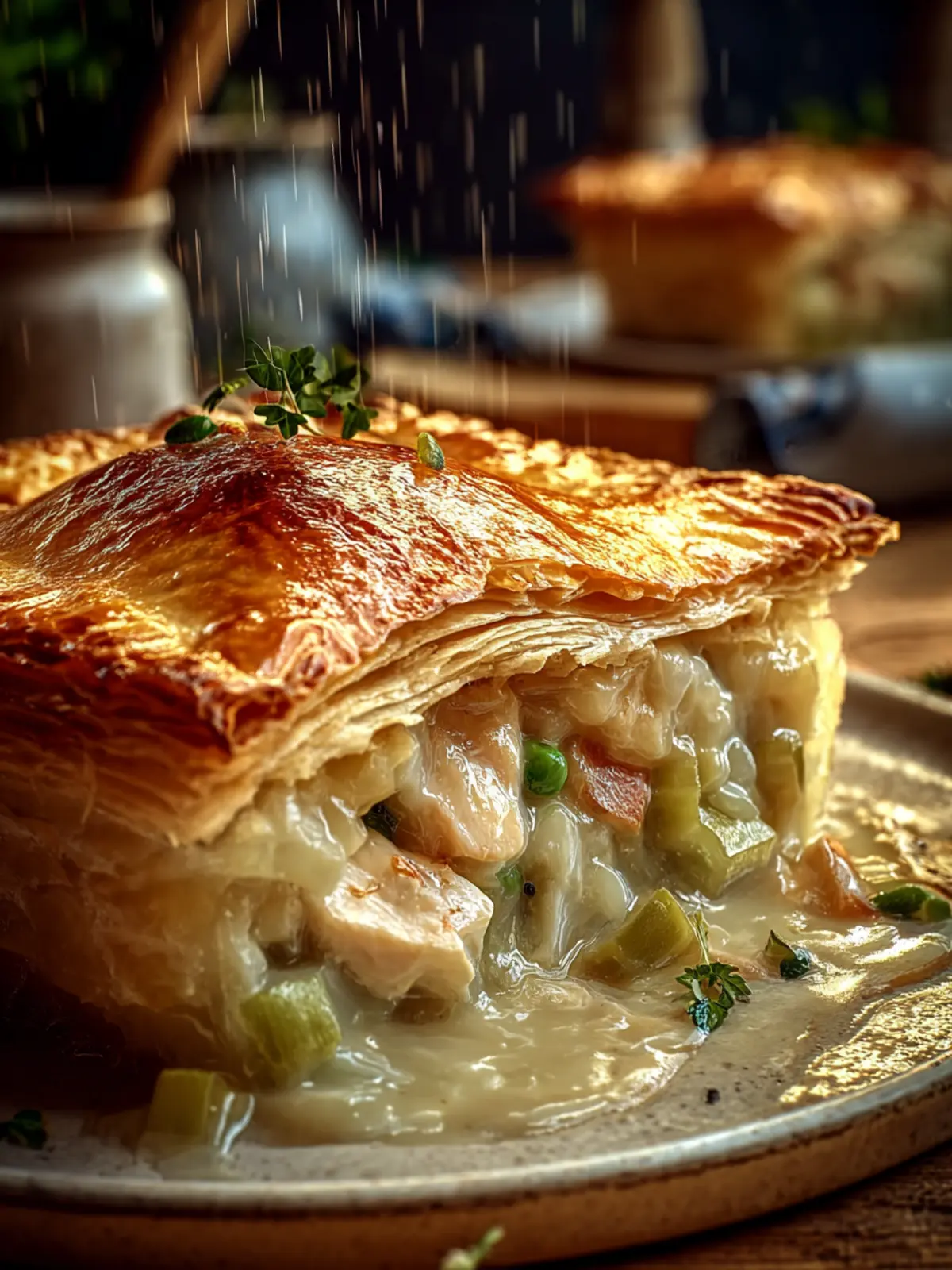 Irresistible Chicken And Leek Pie Recipe for Cozy Nights First Image