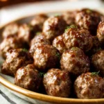 Baked Swedish Meatballs First Image