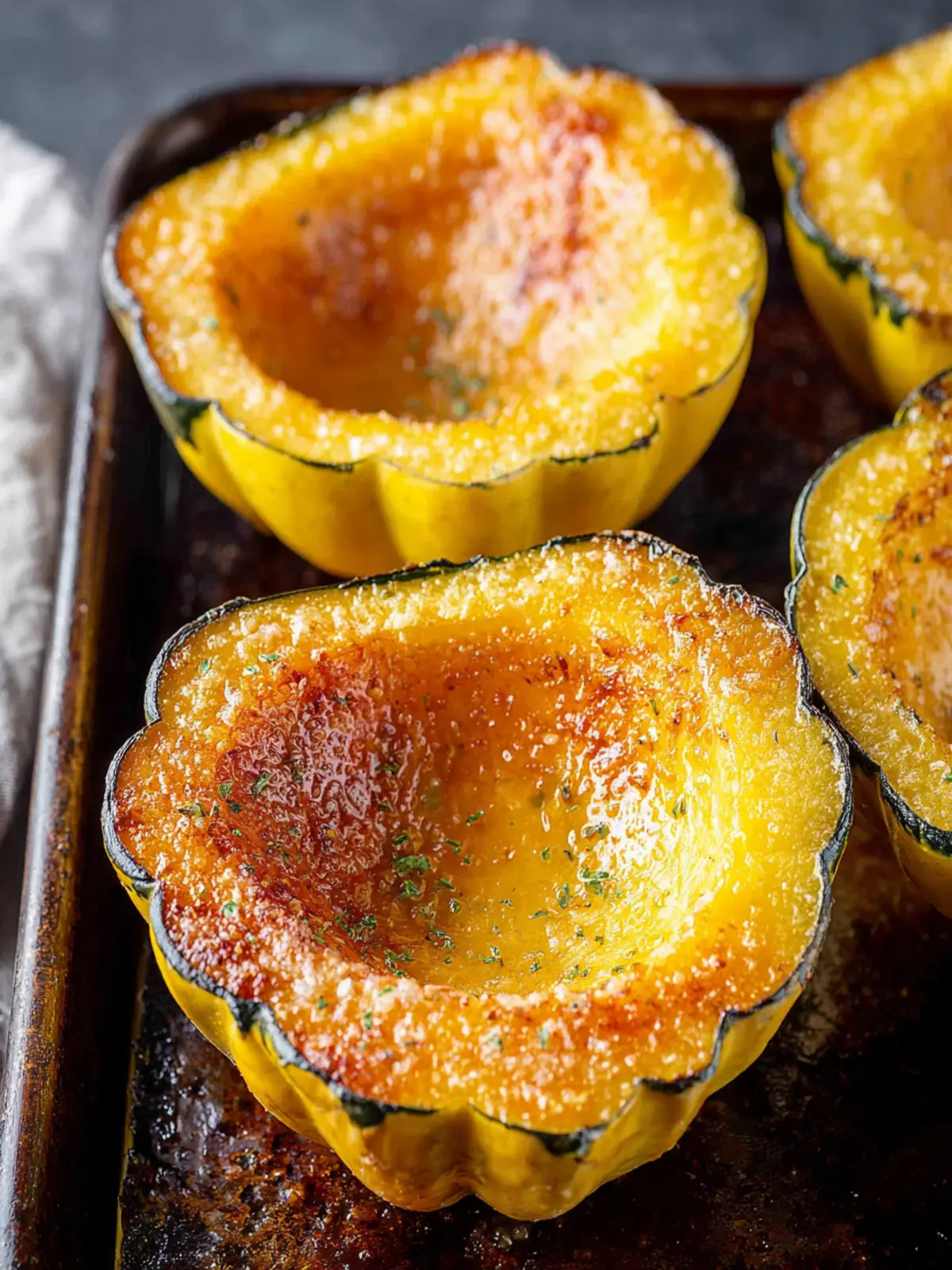 Oven Roasted Acorn Squash Recipe First Image