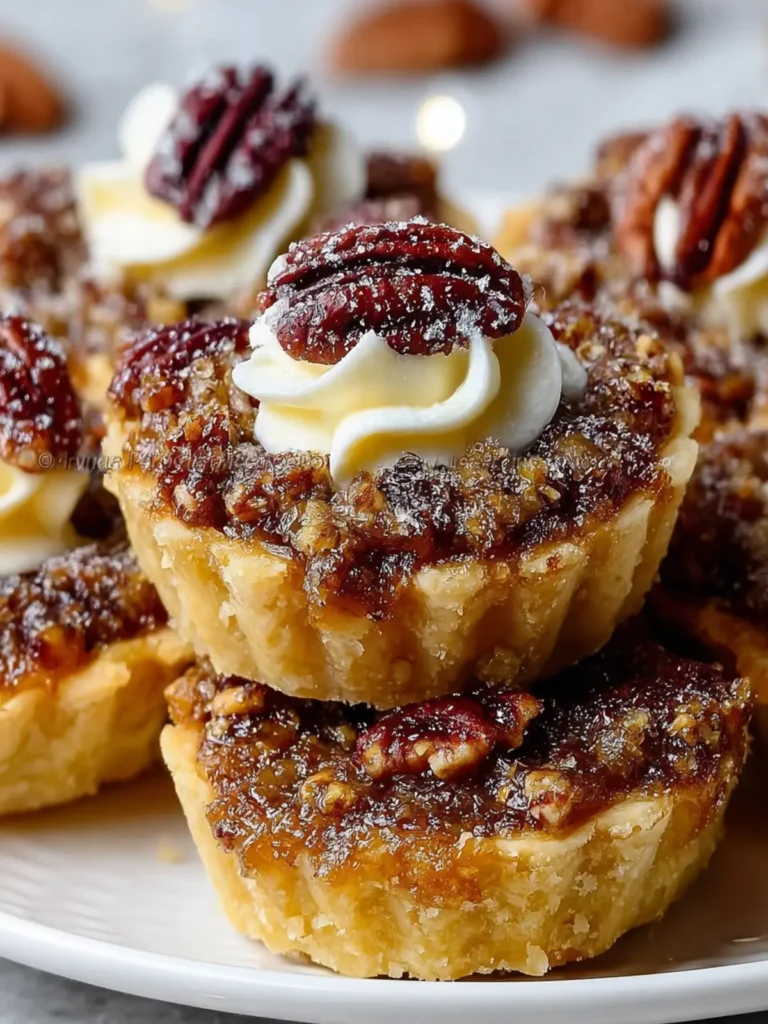 Mini Pecan Pies: Sweet, Bite-Sized Delights! First Image