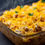 EASY BUFFALO CHICKEN PASTA BAKE RECIPE for Dinner Delight First Image