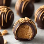 Chocolate Peanut Butter Truffles Recipe First Image