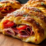 Delicious Italian Crescent Roll Sandwich Bake Recipe to Try! First Image