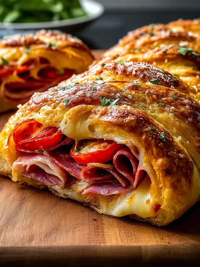 Delicious Italian Crescent Roll Sandwich Bake Recipe to Try! First Image