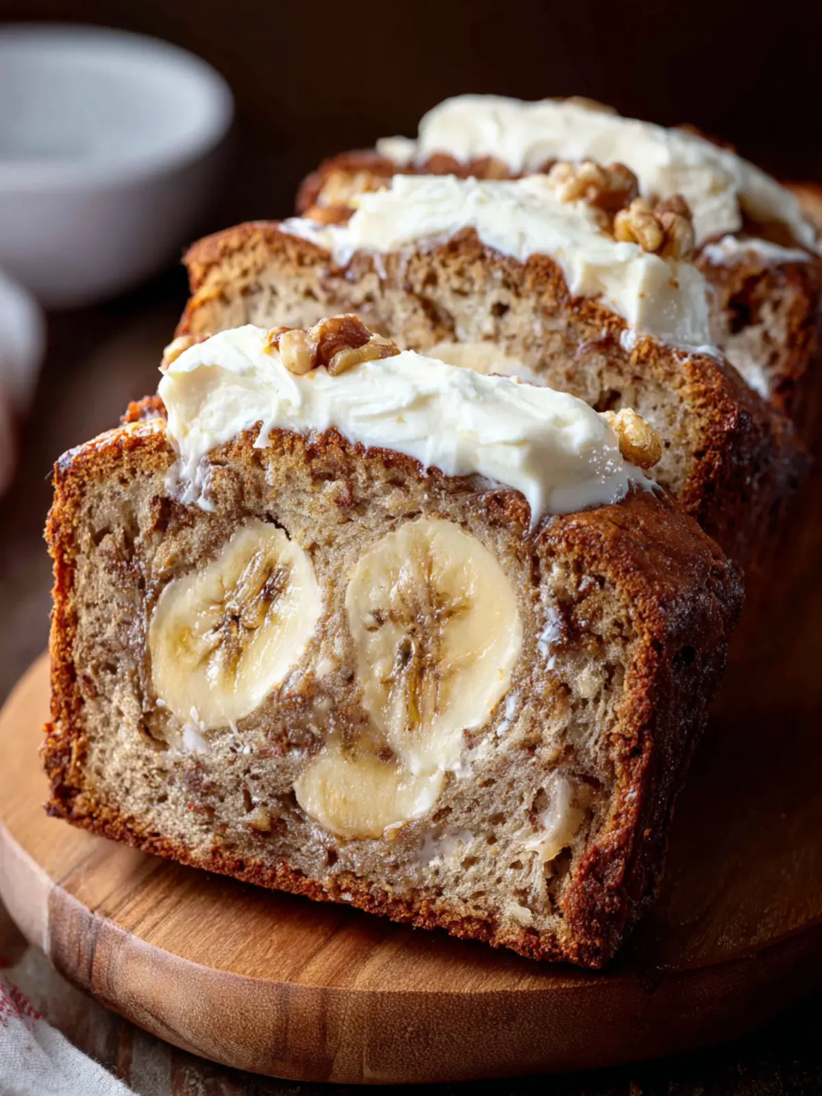 Cream Cheese Banana Bread First Image