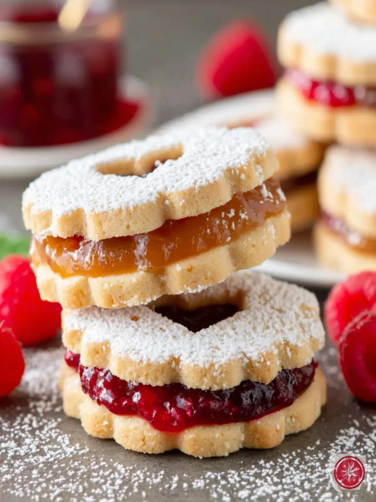 Linzer Cookies First Image