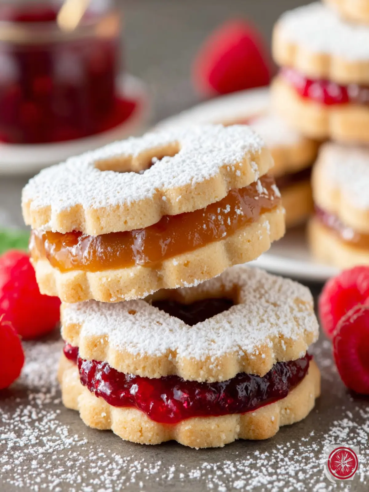 Linzer Cookies First Image