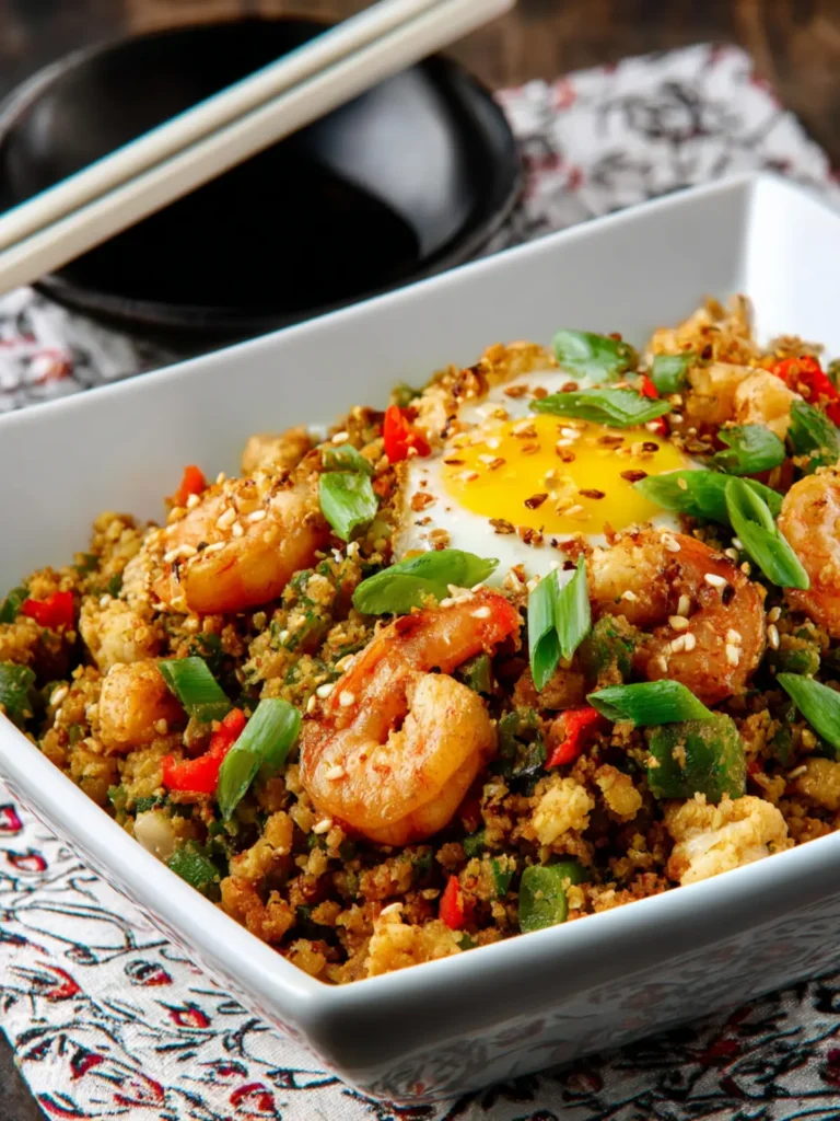 Cauliflower Fried Rice with Shrimp First Image
