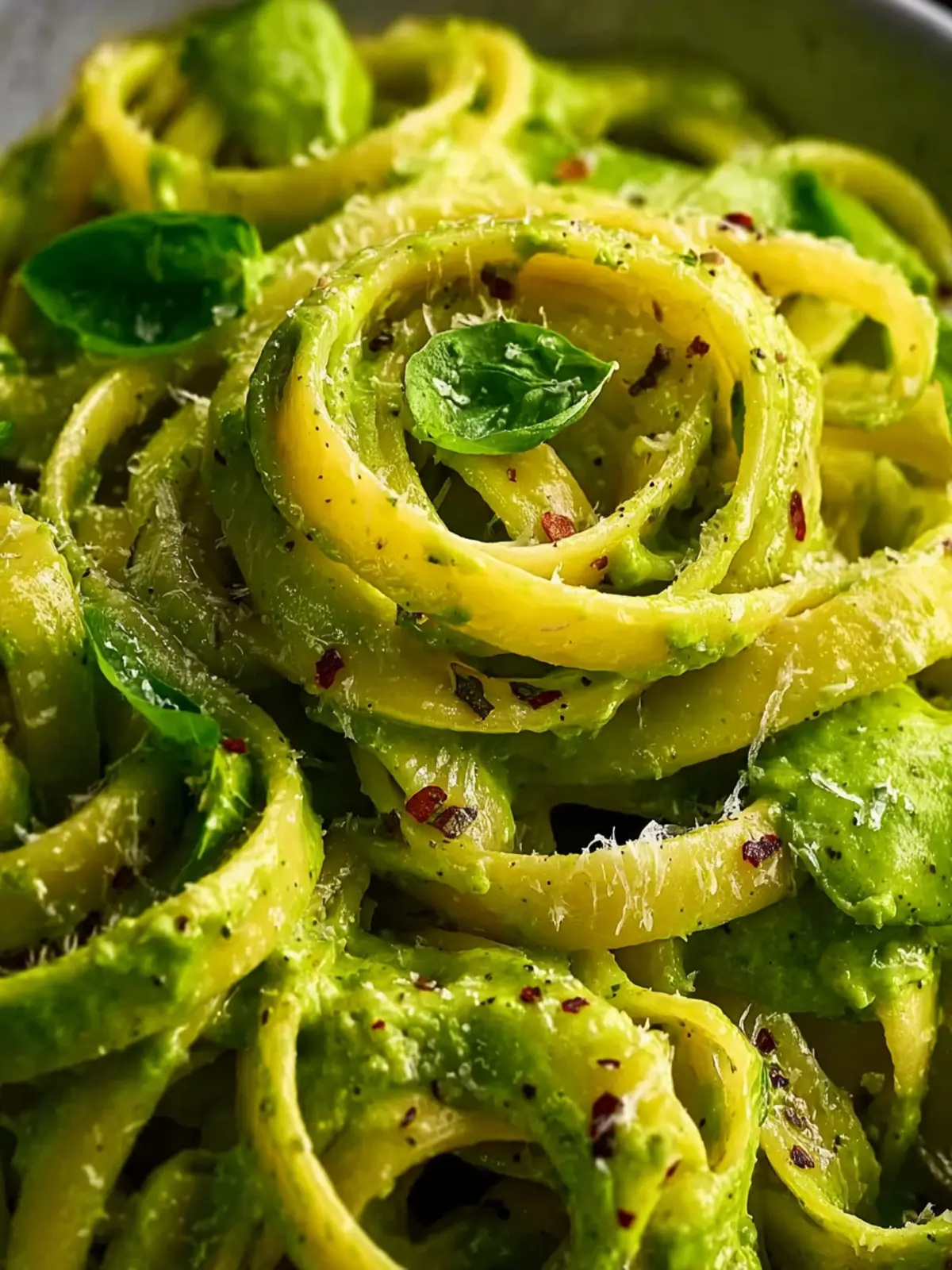 Creamy 15 Minute Avocado Pasta First Image