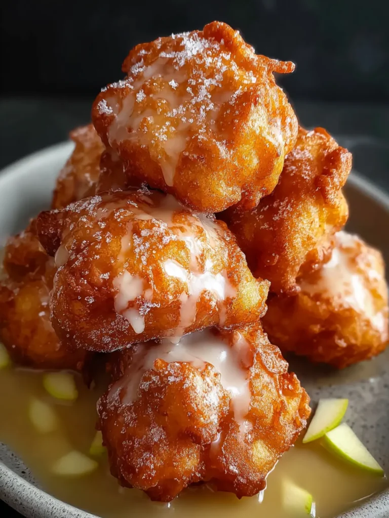 Air Fryer Apple Fritters Recipe First Image