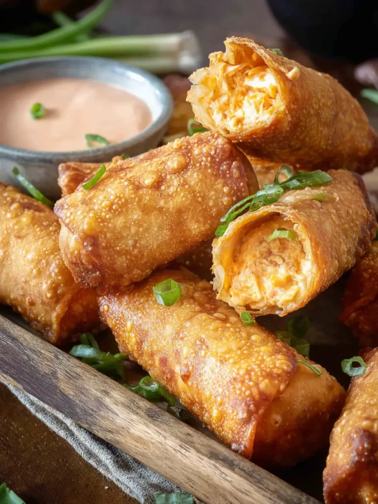 Buffalo Chicken Egg Rolls First Image
