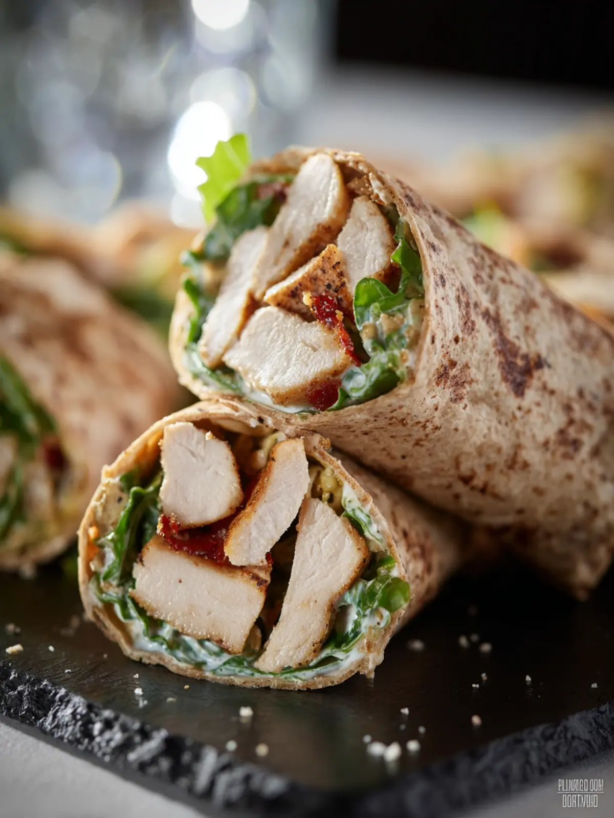 Chicken Caesar Salad Wraps First Image