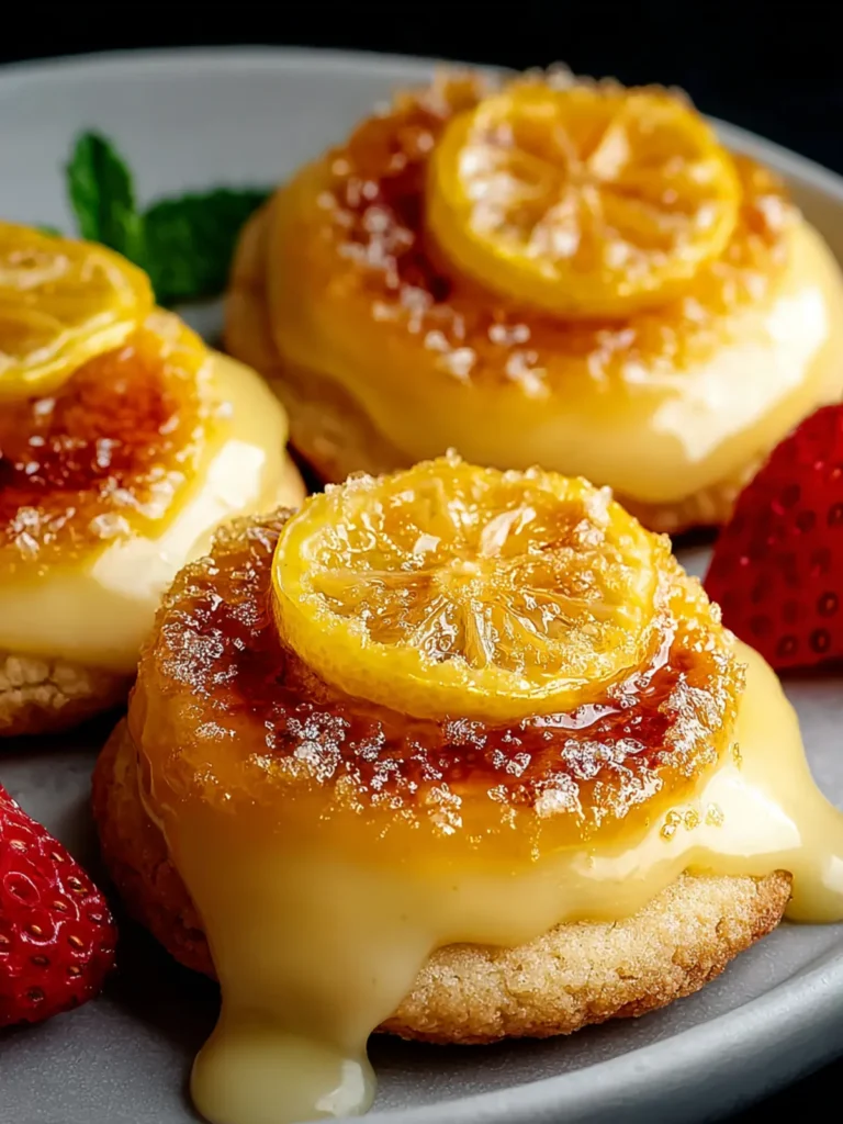 Irresistible Lemon Creme Brulee Cookies Recipe Delight First Image