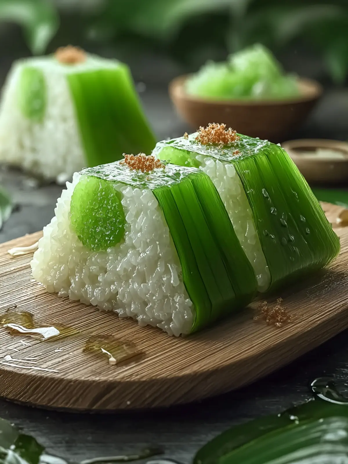 Irresistible Pandan Sticky Rice Cake First Image