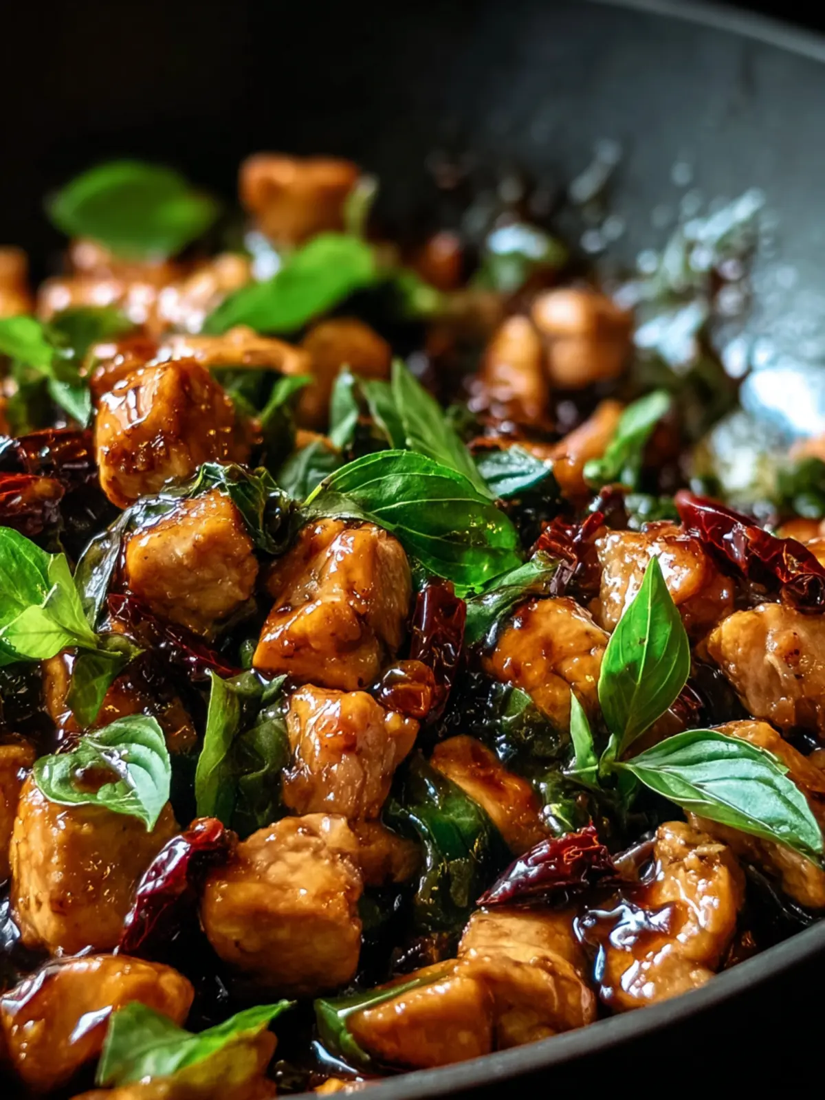 Irresistible Thai Basil Chicken Recipe in 30 Minutes First Image