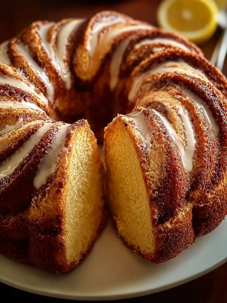 Moist Cinnamon Swirl Bundt Cake First Image