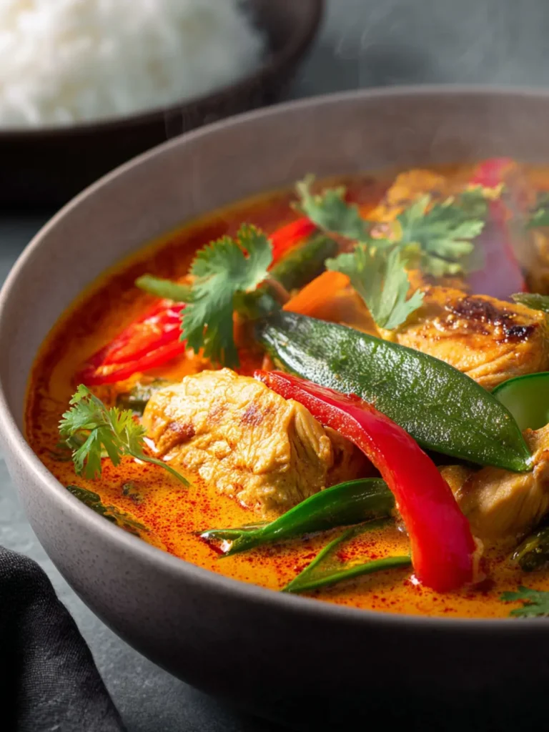 Red Thai Chicken Curry First Image