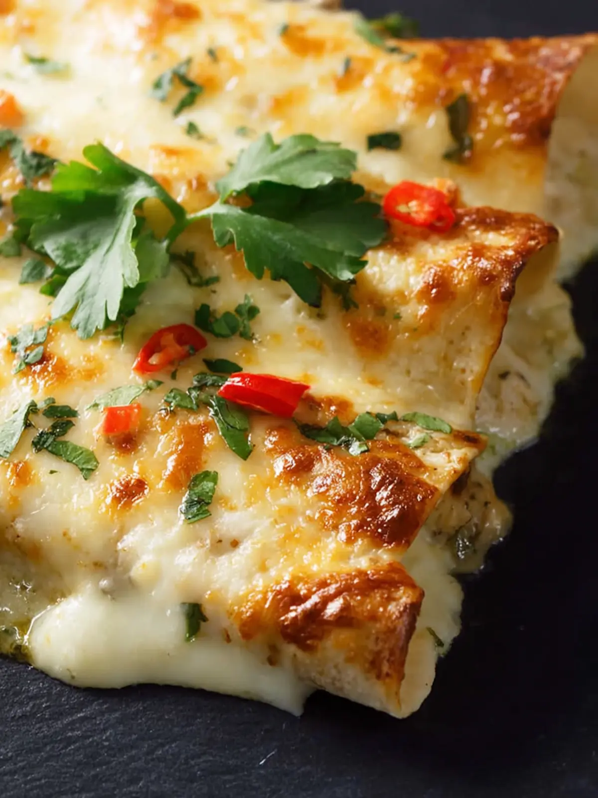 White Chicken Enchiladas First Image