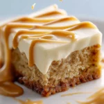 Banana Bars with Salted Caramel Frosting First Image