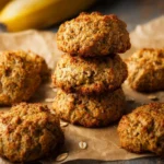 Healthy Banana Cookies (Soft, Oil-Free, Made with Almond Flour) First Image