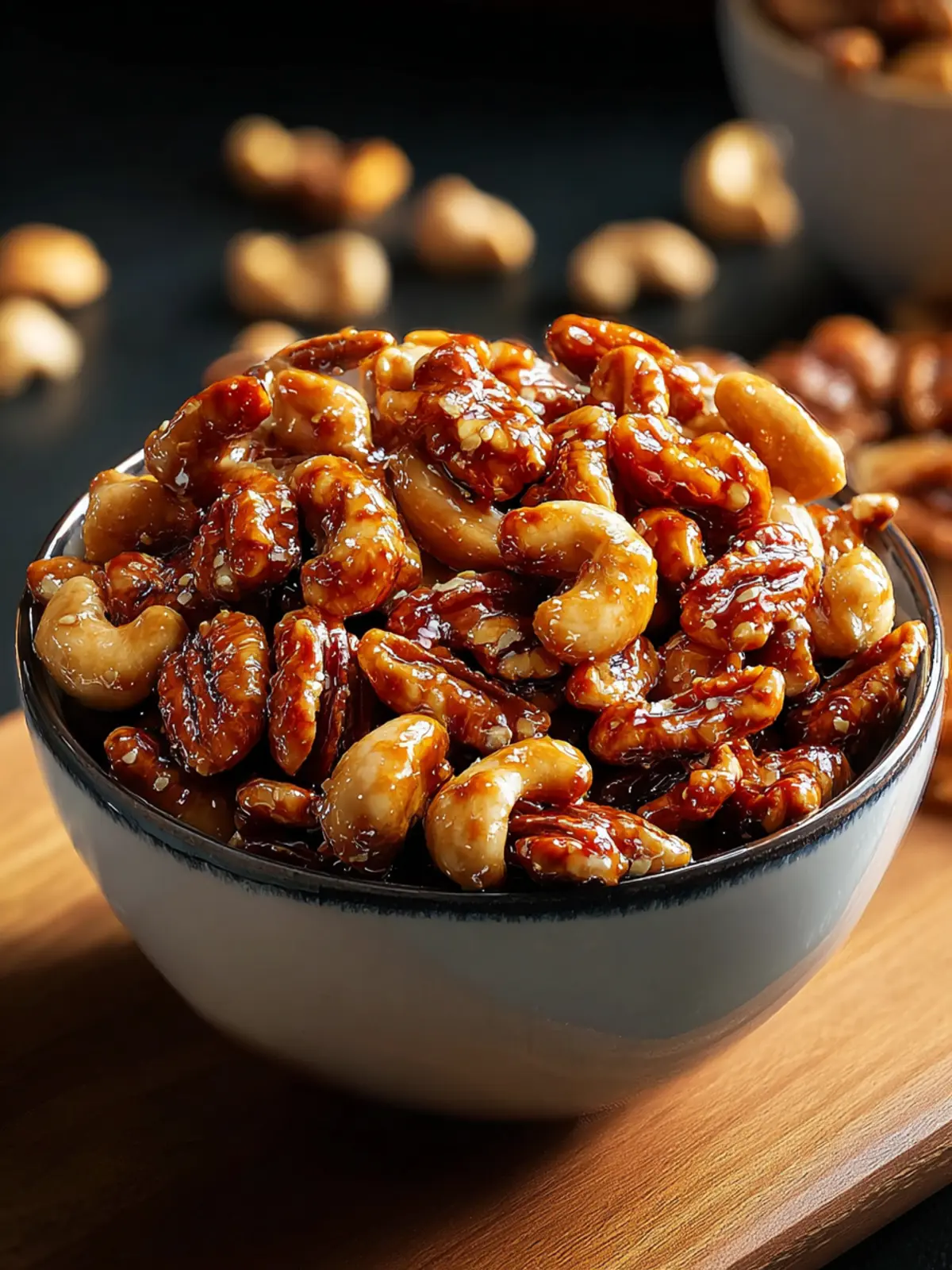 Irresistible Miso Maple Glazed Nuts Recipe for Snack Lovers First Image