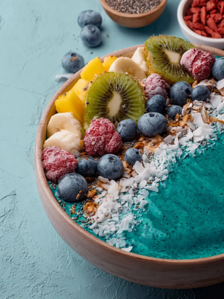 Tropical Blue Spirulina Smoothie Bowl First Image