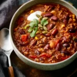 3-Bean Healthy Chili Recipe First Image