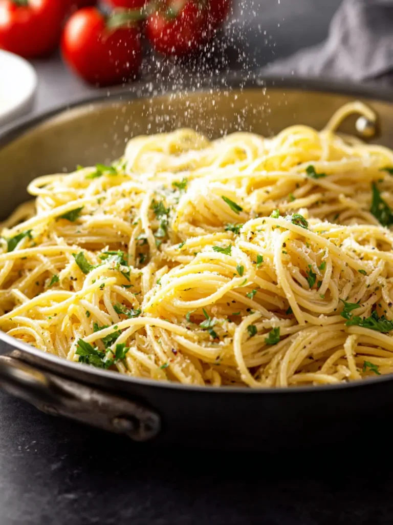Best Garlic Butter Pasta Recipe First Image