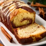 Cinnamon Keto Eggnog Bread First Image