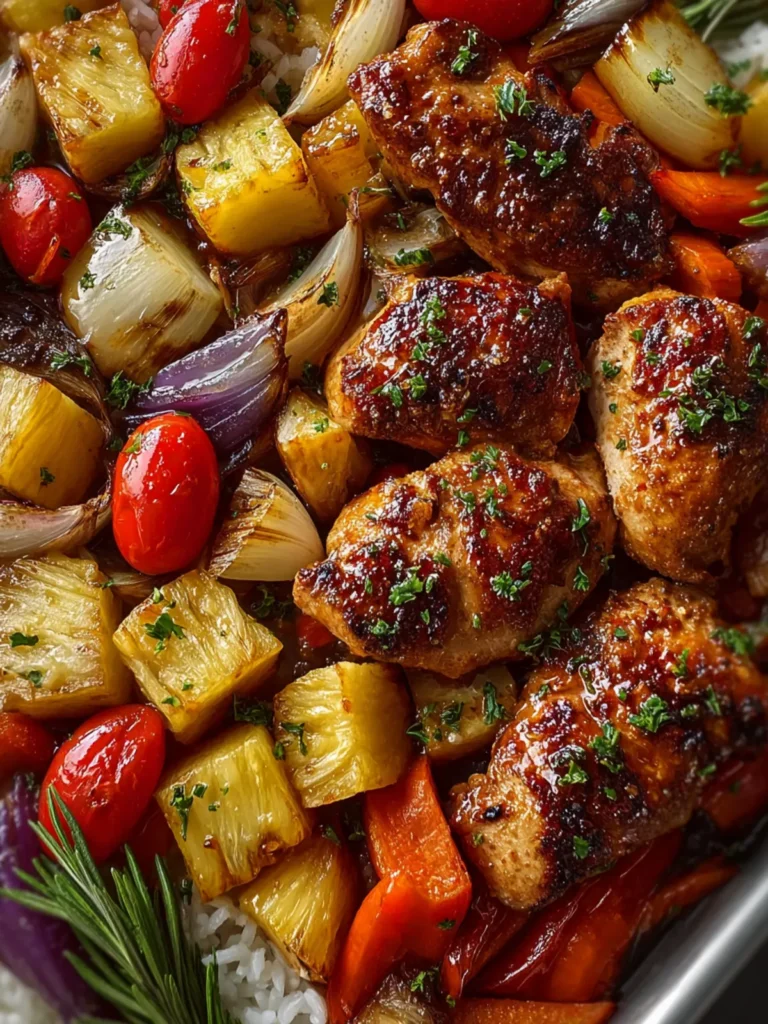 Hawaiian Chicken Sheet Pan First Image