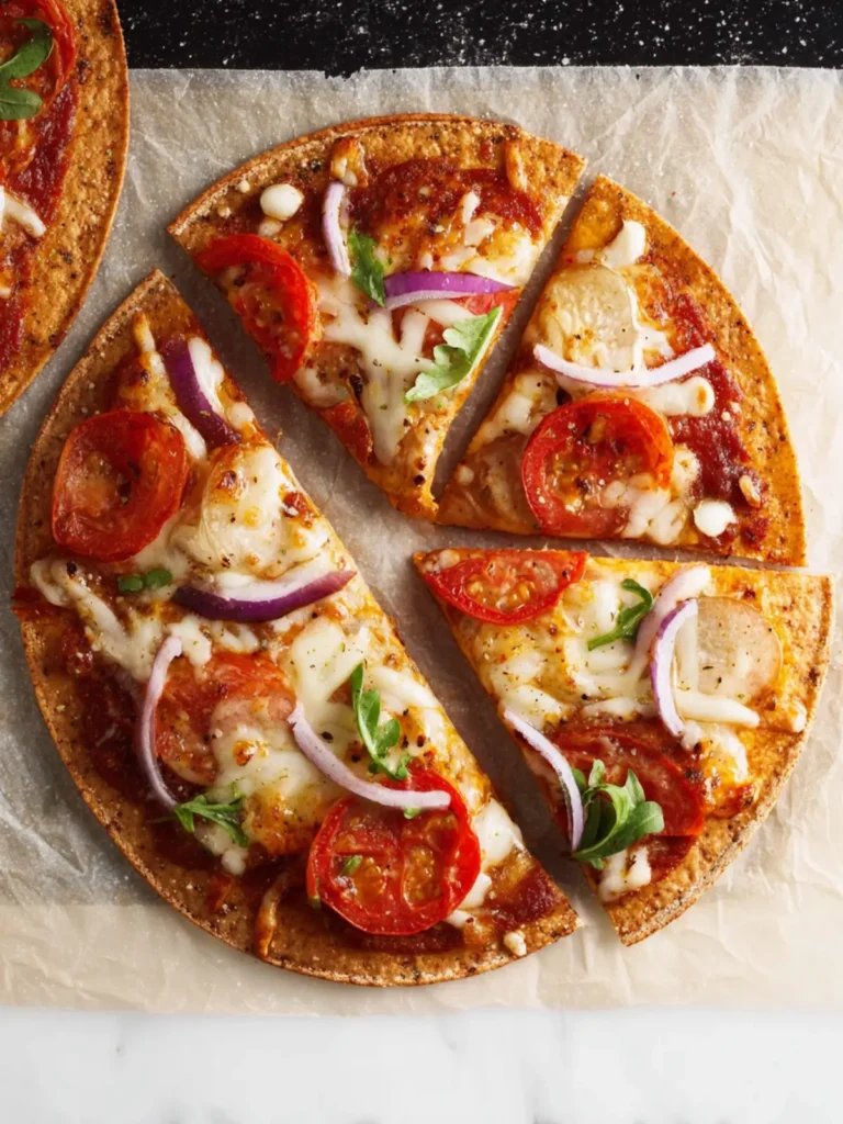 Quick Tortilla Pizzas First Image