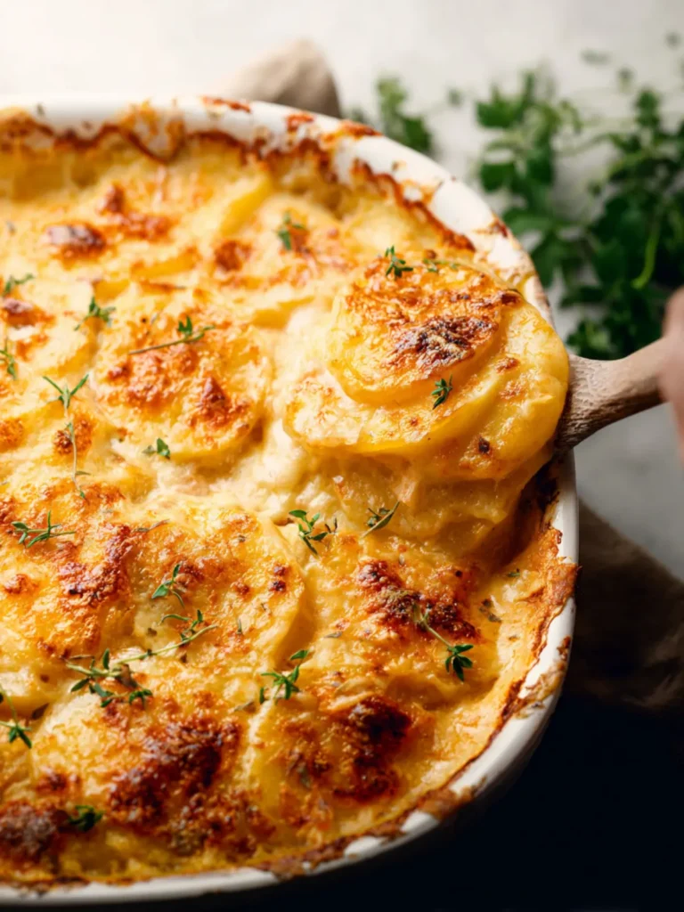 Cheesy Scalloped Potatoes First Image