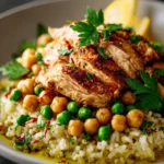 Chicken Peas And Rice Recipe First Image