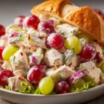Refreshing and Creamy Chicken Salad with Grapes Recipe First Image