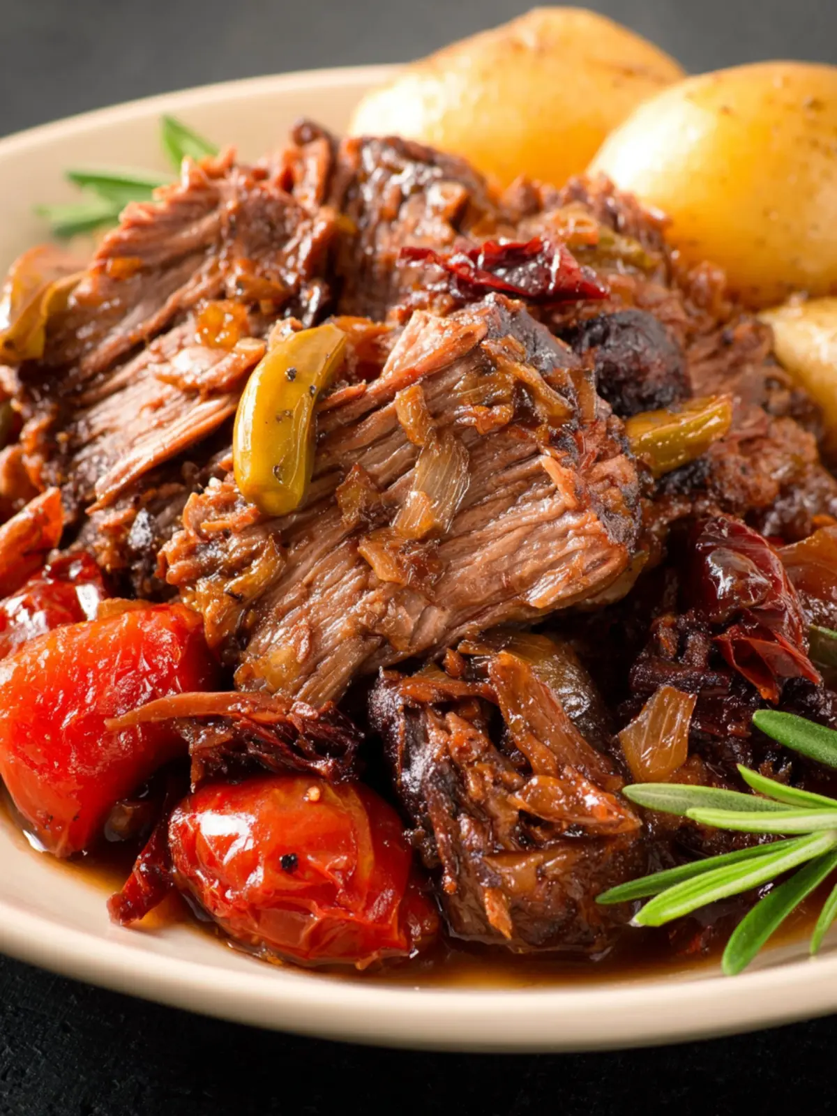 Slow Cooker Mediterranean Pot Roast First Image