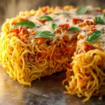 Spaghetti Pie Recipe First Image