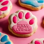 bunny paw print cookies First Image