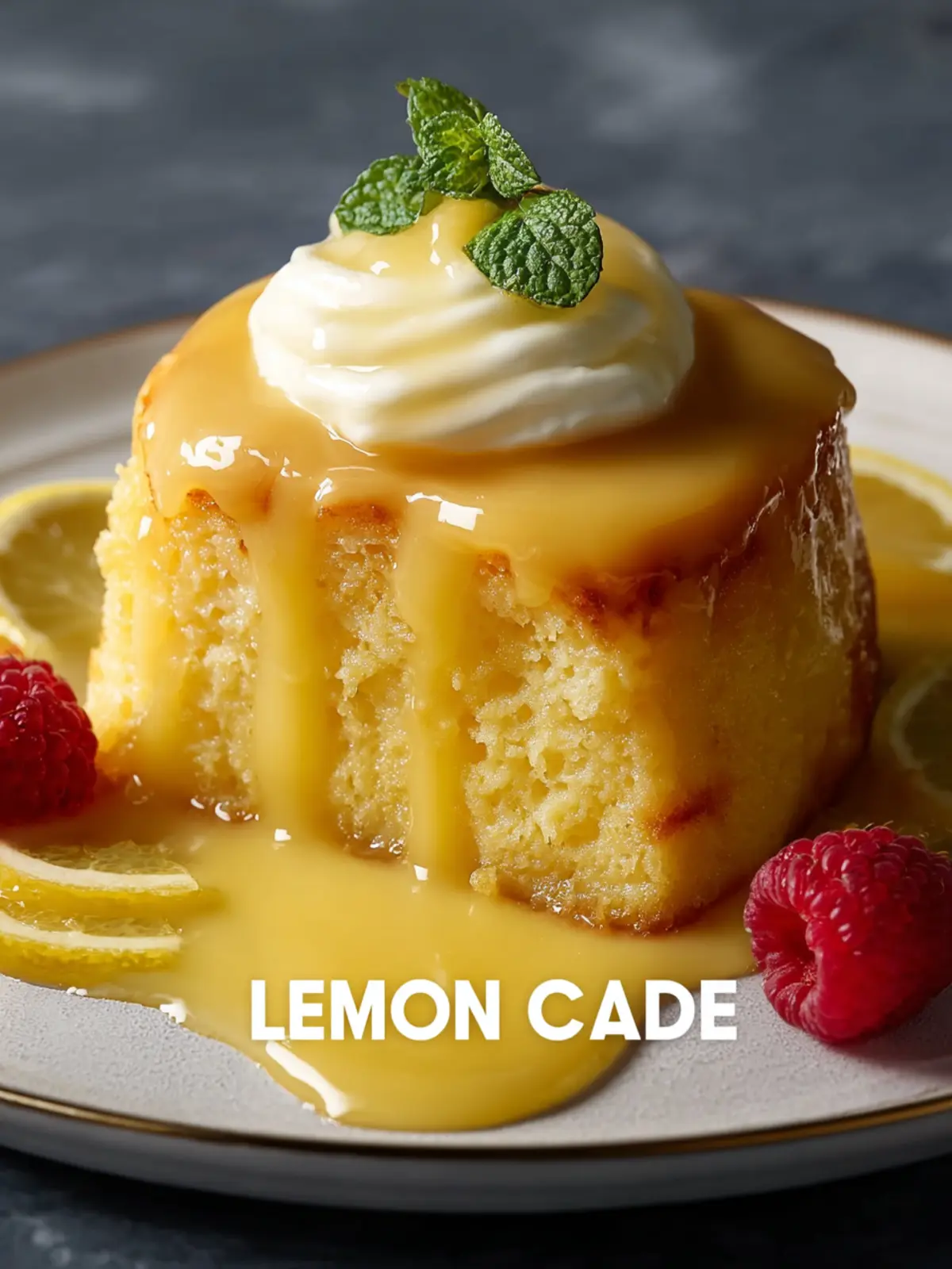 lemon pudding cake First Image