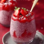 strawberry chia seed pudding First Image