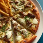Beef Alfredo Pizza First Image