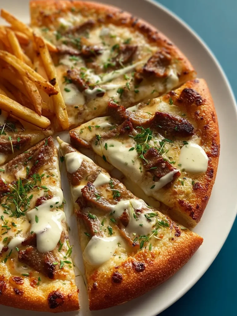 Beef Alfredo Pizza First Image