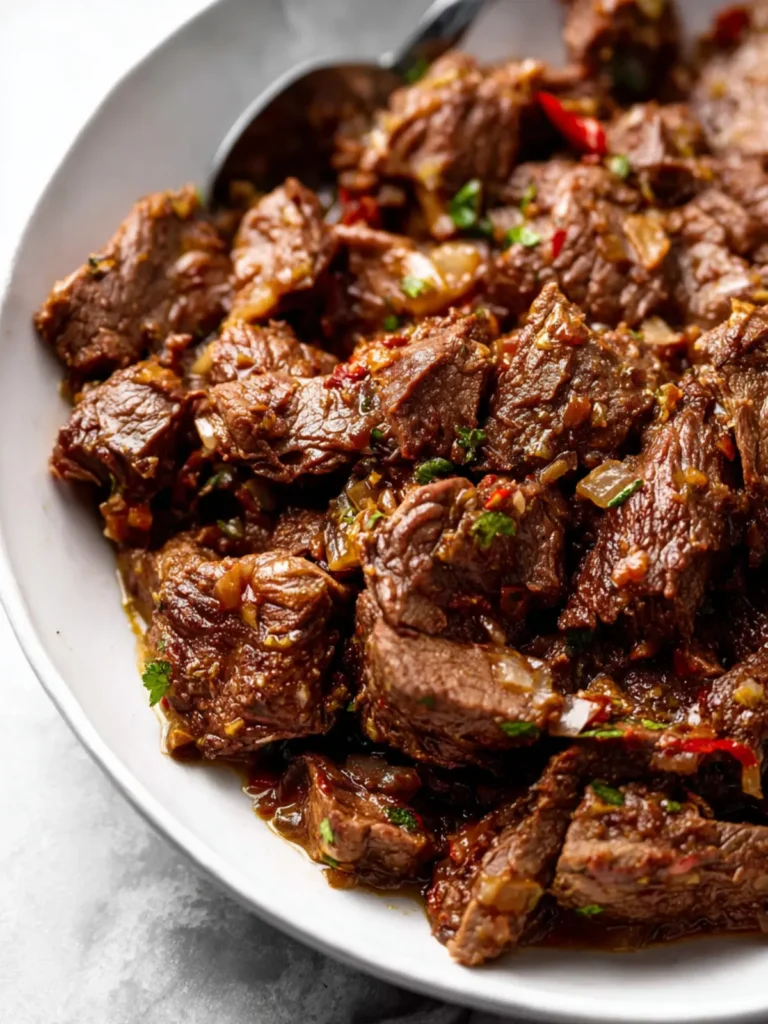 Slow Cooker Salsa Verde Beef (Freezer Meal) First Image