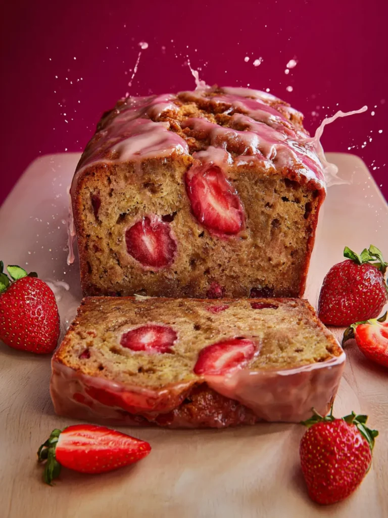 Strawberry Banana Bread First Image