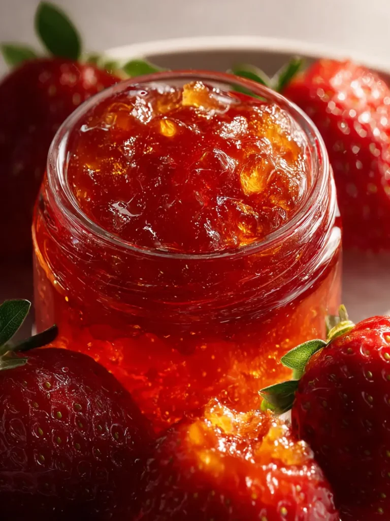 Strawberry Rhubarb Orange Marmalade Jam with Citrus Twist First Image
