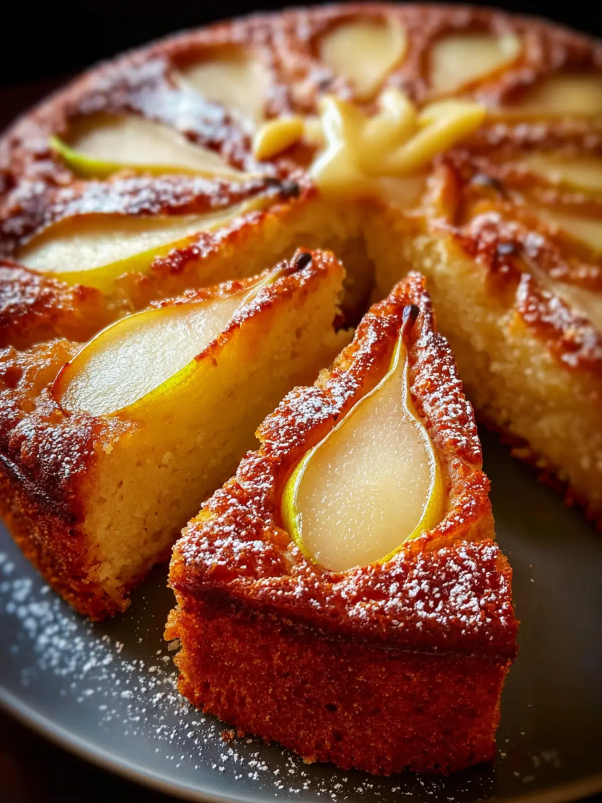 pear frangipane cake First Image